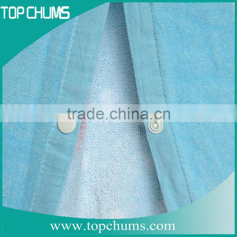 yiwu factory Custom printed sheared sexy towel dress