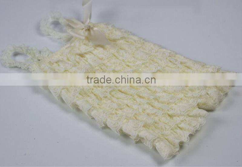 Promotion solid colors lace romper petti baby girl lace romper newborn Infant jumpsuit children clothes