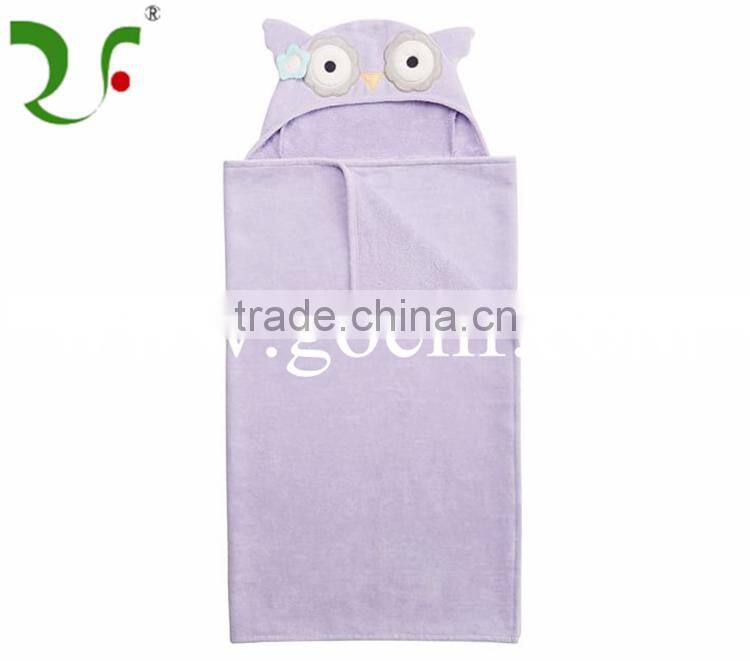 100% cotton animal hooded bath towel