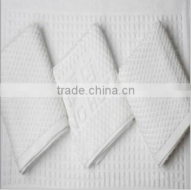 100% cotton jacqaurd hotel bath mat