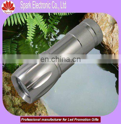 green led flashlight with 5 leds