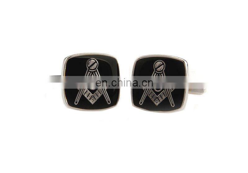 Customer's design printed resin cufflinks gold plated enamel jewelry high quality cufflinks free shipping