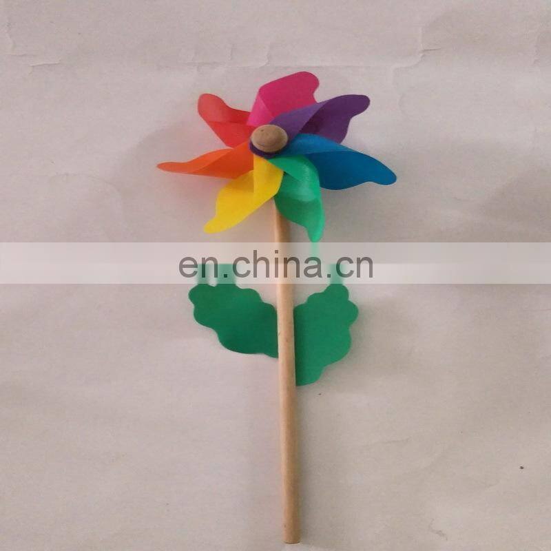 Hot-Sell High Quality Plastic Rainbow Outdoor Decoration Windmill