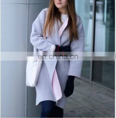 Long Sleeve Pockets Loose Coat, women coat,