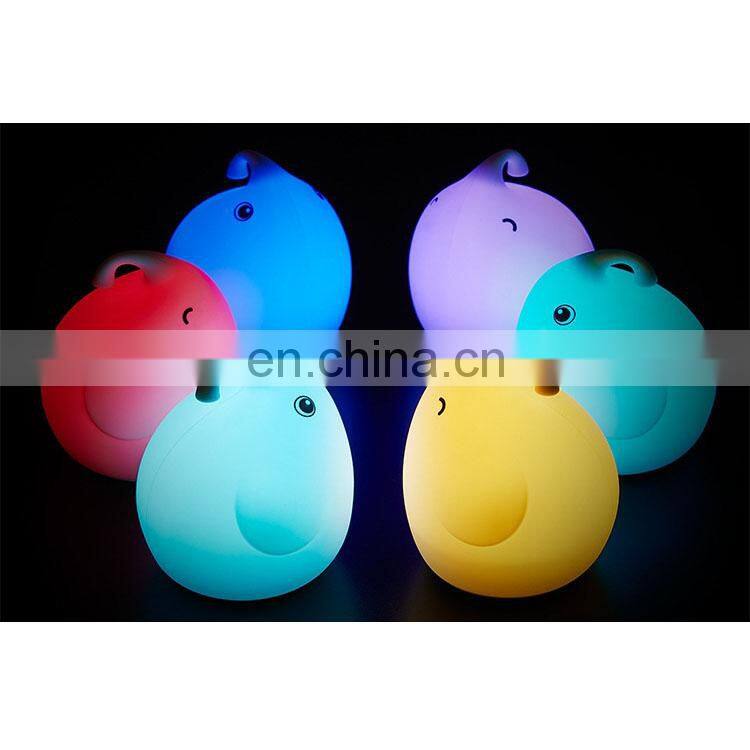 Wholesale LED night light cute baby design new fashion colorful switch night lamp