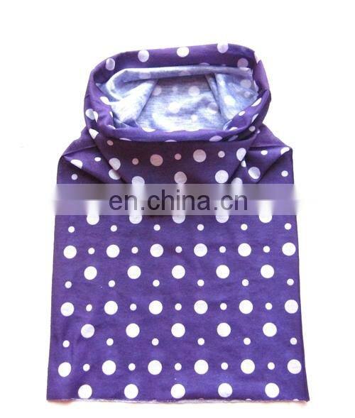 Wholesale 100% polyester bandana full mold logo printing sports multifunctional tube dot bandana