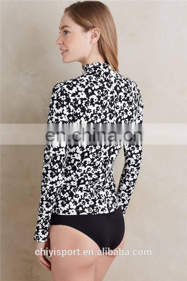 2017 custom printed rashguard, lycra rash guard rashguard for women