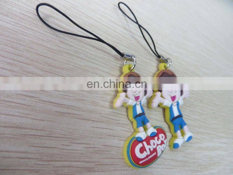 Custom soft PVC keychain/keyring for wholesale