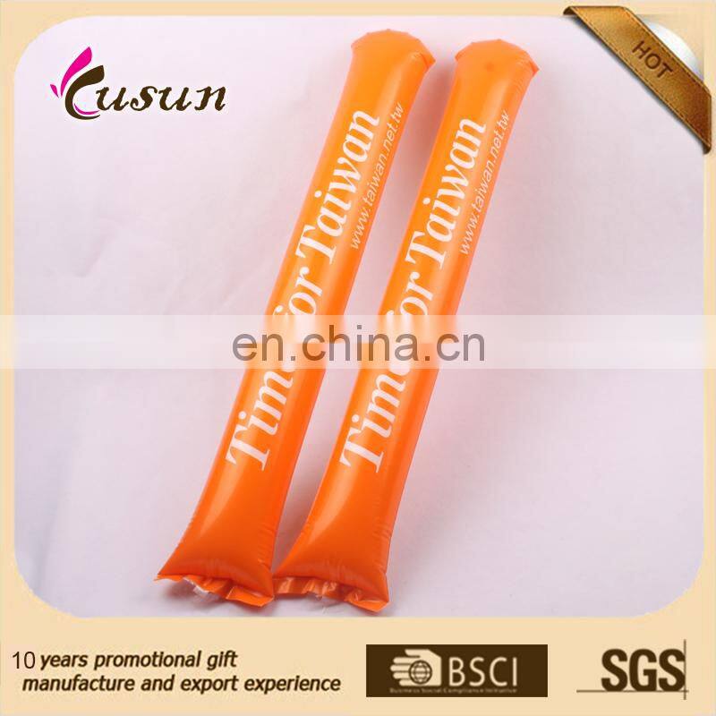 eco printed PE cheering stick inflatable hand wholesales manufacturer