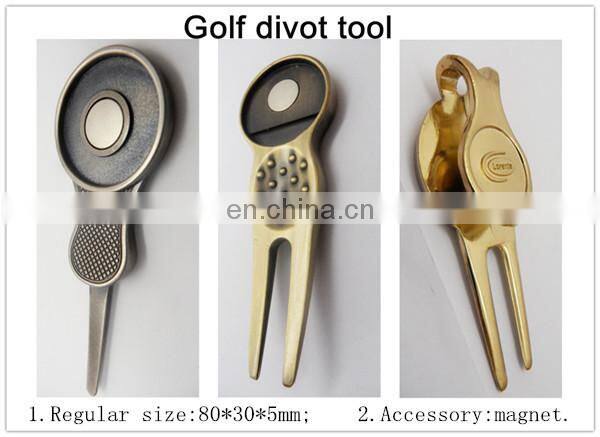 golf accessories set ball marker hat clip divot tool