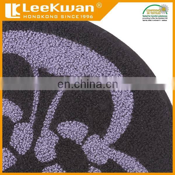 Flower design embroidery patch, custom chenille embroidered badge