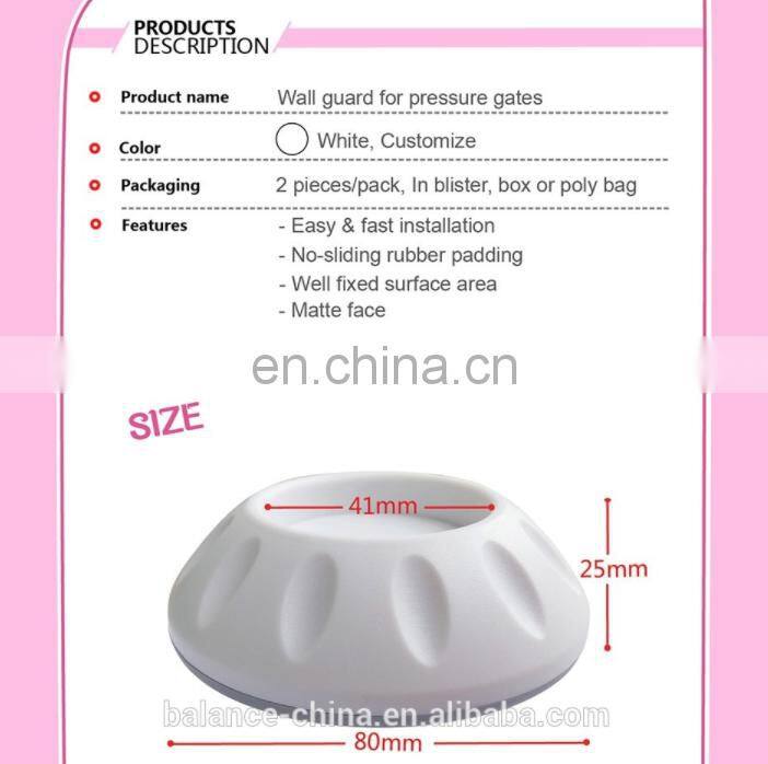 child safety product wall cup guards pad for pressure safe gate