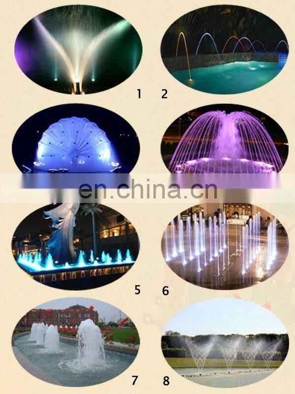 2m music controller programmable stainless steel portable water feature fountain garden fountain