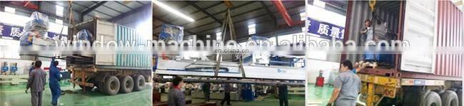 Variable angle profile window welding UPVC machine