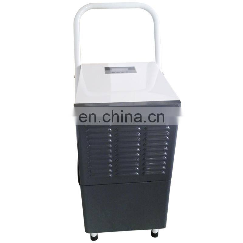 Basement air dryer dehumidifier machine with big wheels and handle