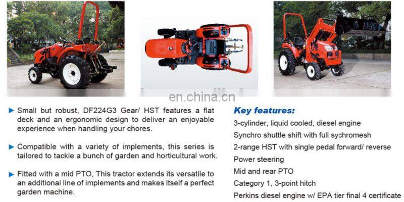 HIGH QUALITY DONGFENG TRACTOR G3-SERIES(22-25HP)