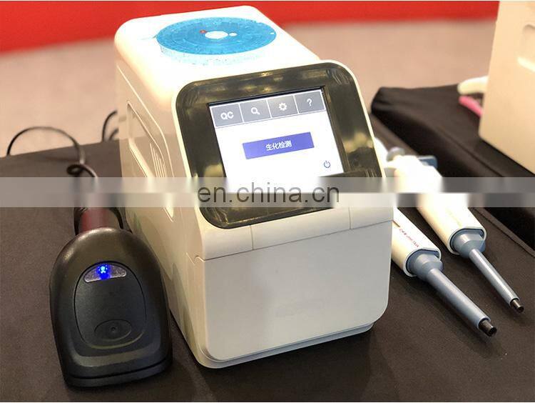LCD touch screen on-site blood fully automatic biochemistry analyzer price