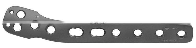 Locking compression plate for distal tibia lateral orthopedic implants instruments