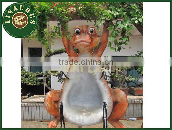 Lisaurus-LA Cute hanging dinosaur and tree glider chair