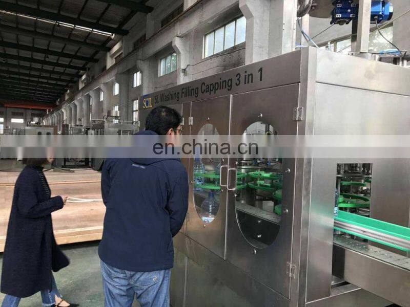 Plastic bottle filling / capping/ labeling machine