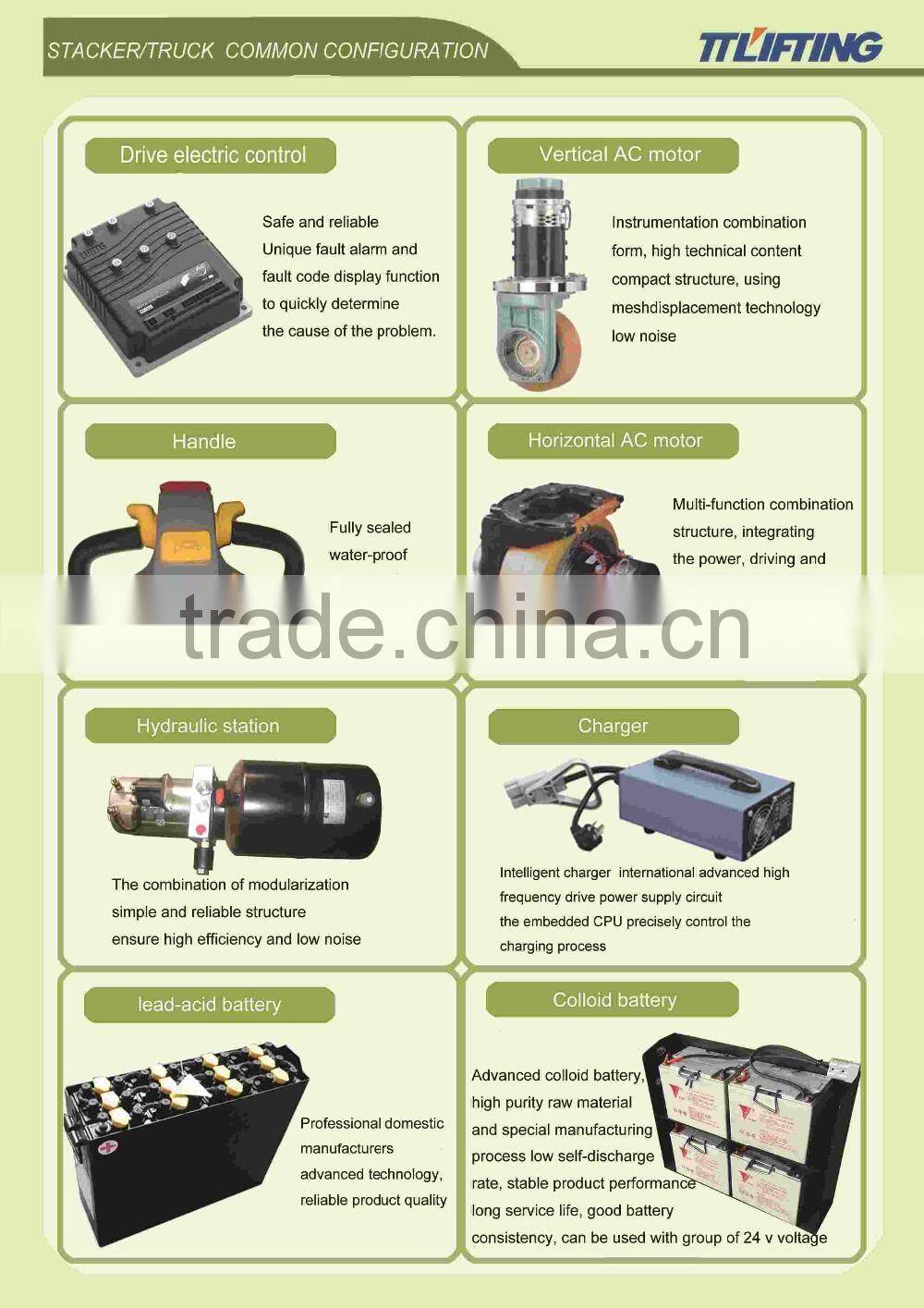 factory hot sales pallet lift with fixed leg