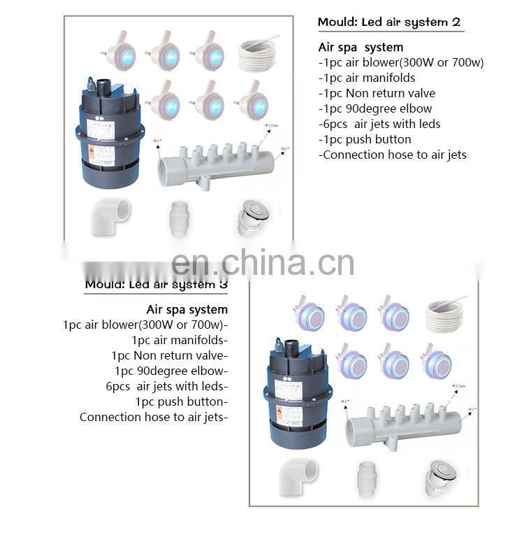 Whirlpool Air Bubble Jet Bathtub Air Jet Bubble Jet System