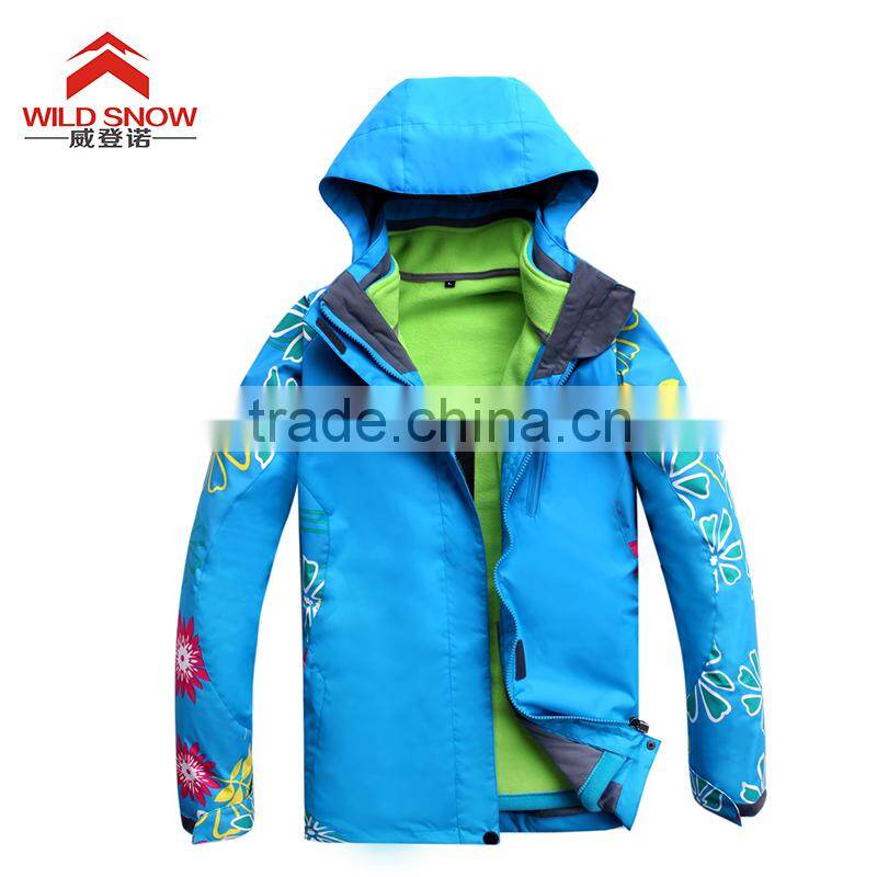 waterproof warm colorful new design jacket for female for lady