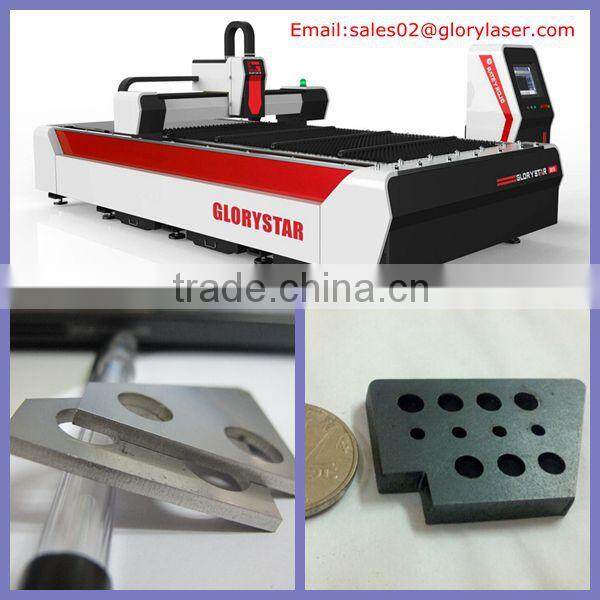 Double worktable Fiber Laser Cutting Machine for metal materials 0-25mm carton steel GS-3015C with CE Cerfitication