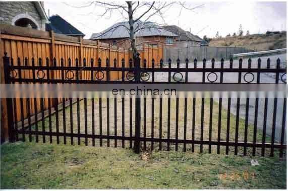 cheap and hot sales yard garden wrought iron steel fence