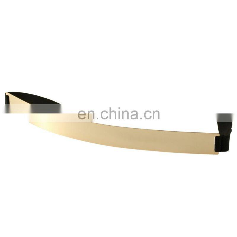 Elastic Metal Waist Slimming Belt Metallic Bling Gold Plate slim Simple fashion Band Waist Support Belt