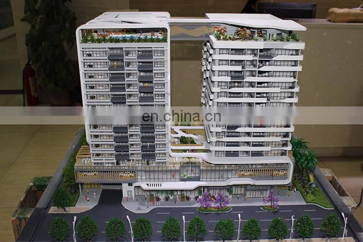 3d acrylic scale model with ho scale trees