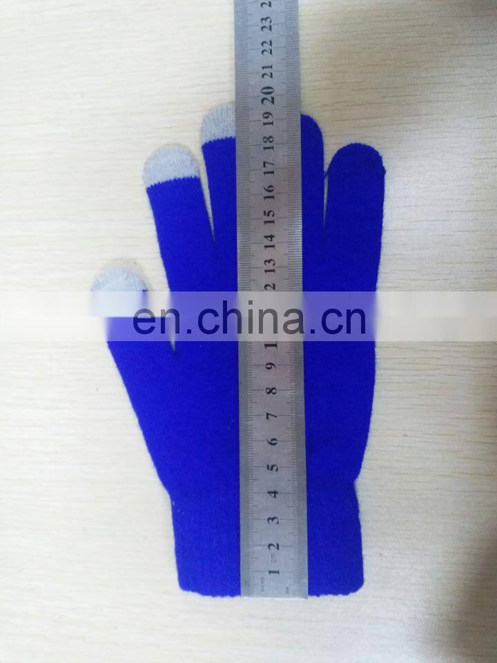 Promotional Gift Unisex Knitted Smartphone Touchscreen Gloves