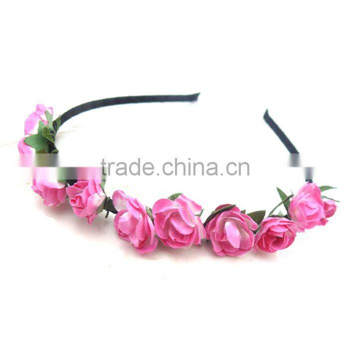 Decorative Fashion Flower Head Wreath Hawaiian wholesale