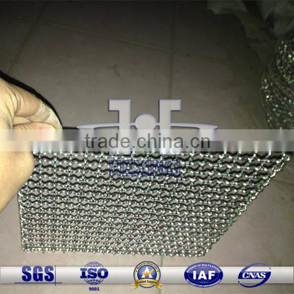 galvanized, stainless steel crimped barbecue wire mesh square type