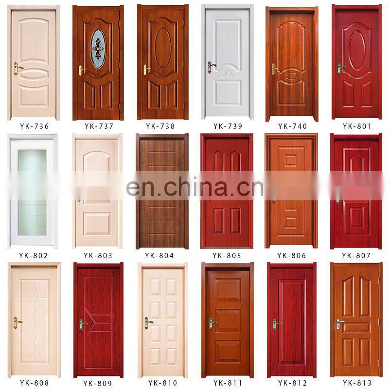Double leaf interior wooden antique doors, classical french doors