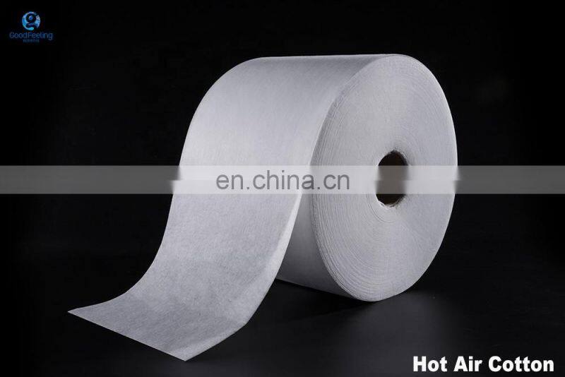 Hot Air 100% ES Filter Fabric Factory Sales Cotton for KN95 Mark Nonwoven Goodfeeling Make-to-order Medium Weight CN;GUA GFHA01