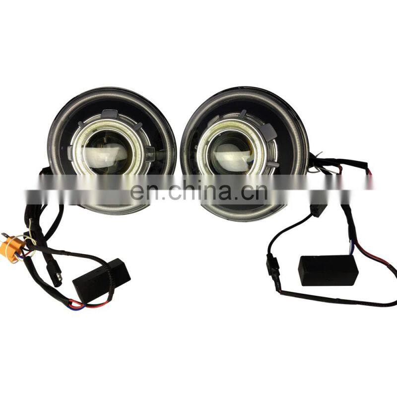 8 colors led headlights 35w car lights for jeep jk J238C