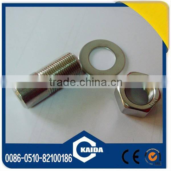 stainless steel 316L stud bolt with nut ans washer