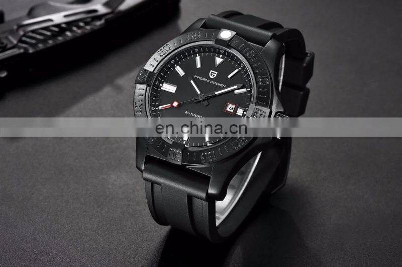 Pagani Design 1627 Multi Language Men Automatic Watch With Gift Box Warranty Card