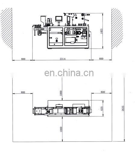small industrial machine series automatic Liquid blister packing machine for machine production