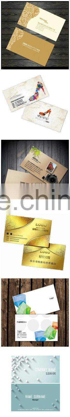 business card with wechat qr code, custom business card