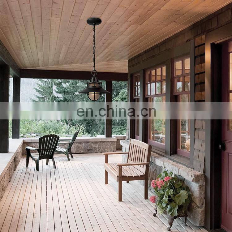 Hot sale Industrial Loft style Vintage Edison bulb Iron Black Pendant lamps