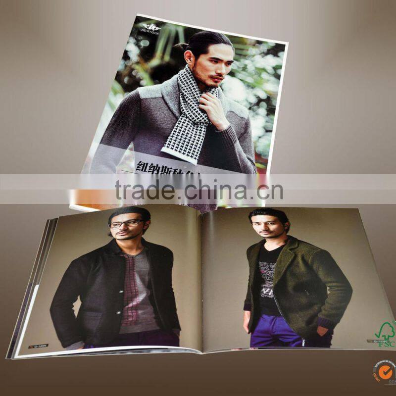 professional offset printing factory 2014 new design special paper brochure