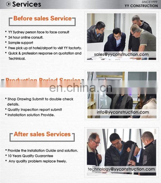 Aluminium fixed panel window against hurricanes in North America