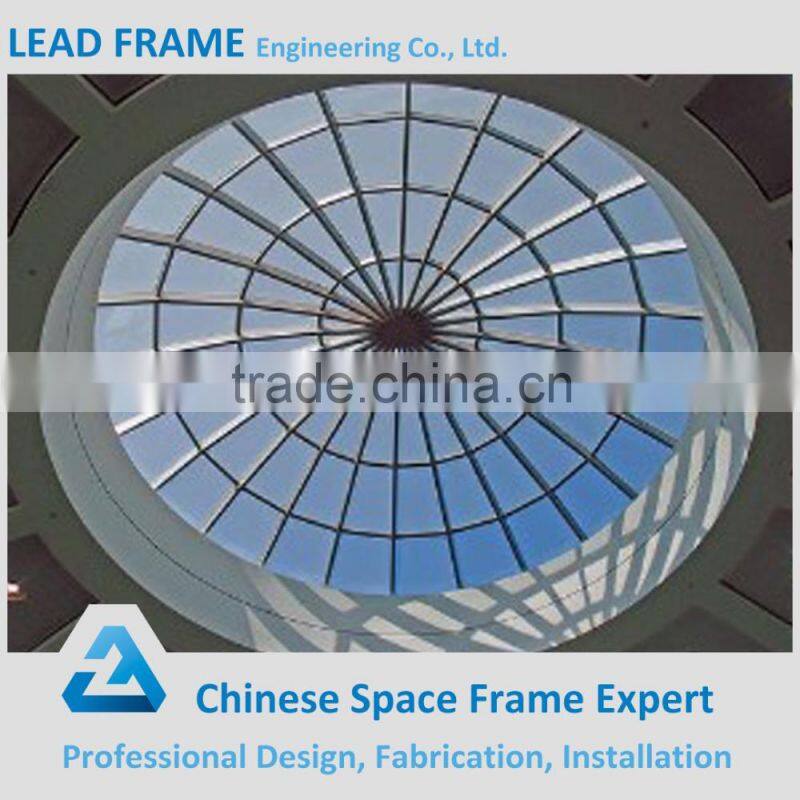 Hight strength steel space frame structure for BS dome roof