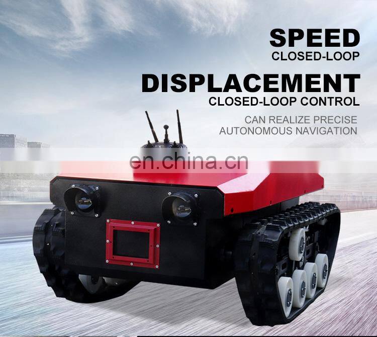 ROS Support Robot undercarriage track chassis All Terrain Military Robot Platform