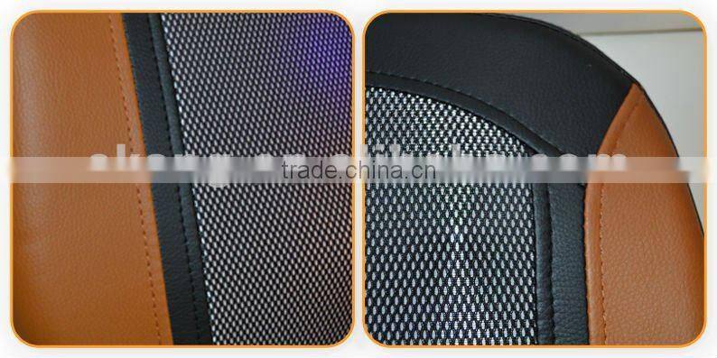 Kneading rolling back massager with infrared