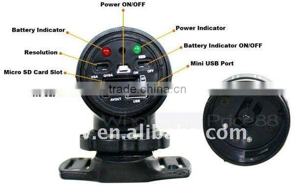 Design for Outdoor Enthusiasts Weatherproof mini sport/helmet camera