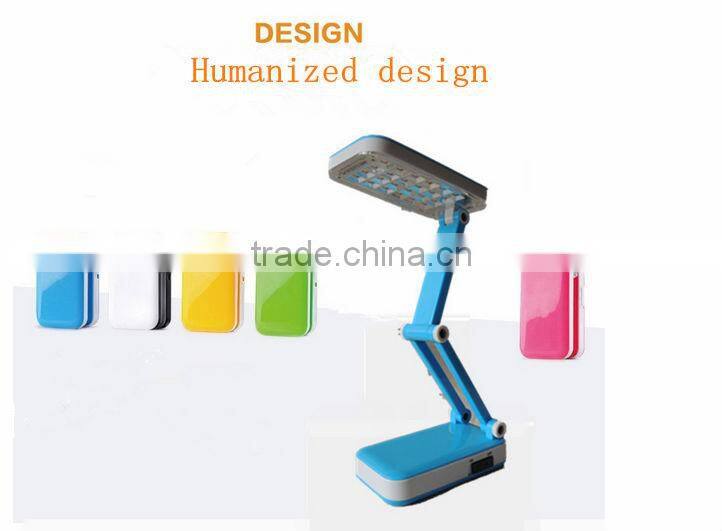 Patented design 2.5W led desk lamp with USB CE&RoHS approved
