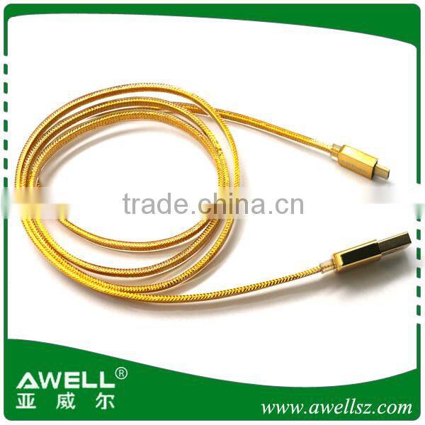 Best price gold plated mobile phone cable